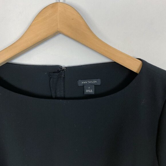 Ann Taylor Shift Dress Career Professional Office Minimalist Size 2 Women’s - Picture 3 of 3